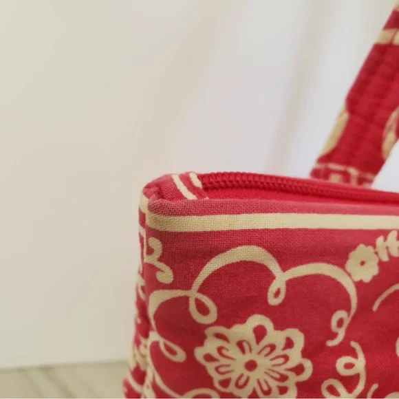 Vera Bradley • Retired Twirly Birds Pink Mini Hipster Bag - Picture 7 of 9